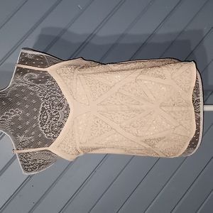 Verty beaded cream cami